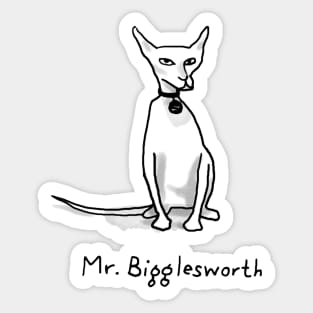 Bigglesworth Sticker